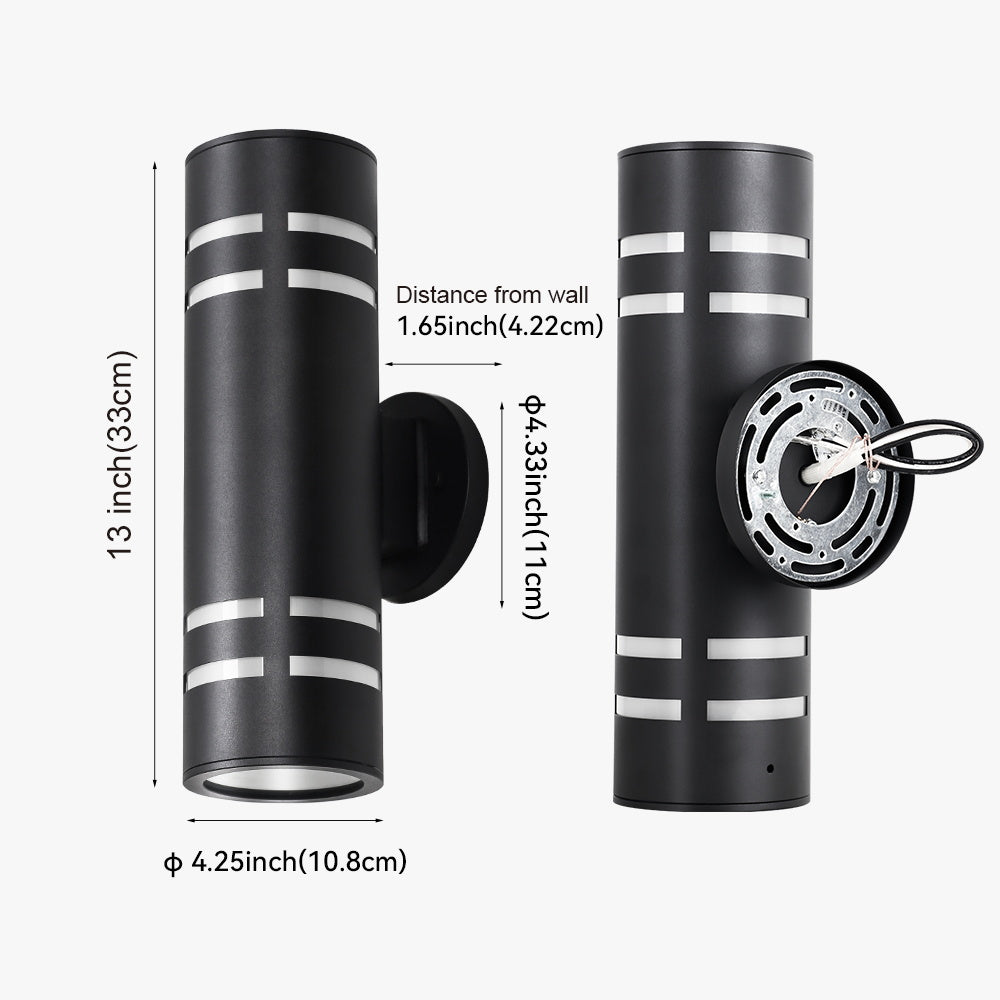 SEEDIQ Outdoor Cylindrical Wall Light