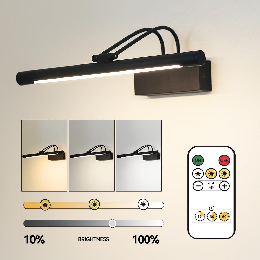 SEEDIQ Black Battery Operated Picture Light - SEEDIQ