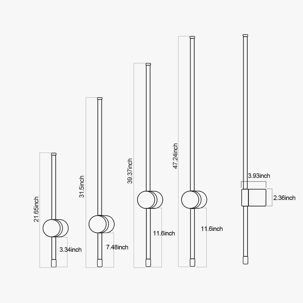 led wall lights modern