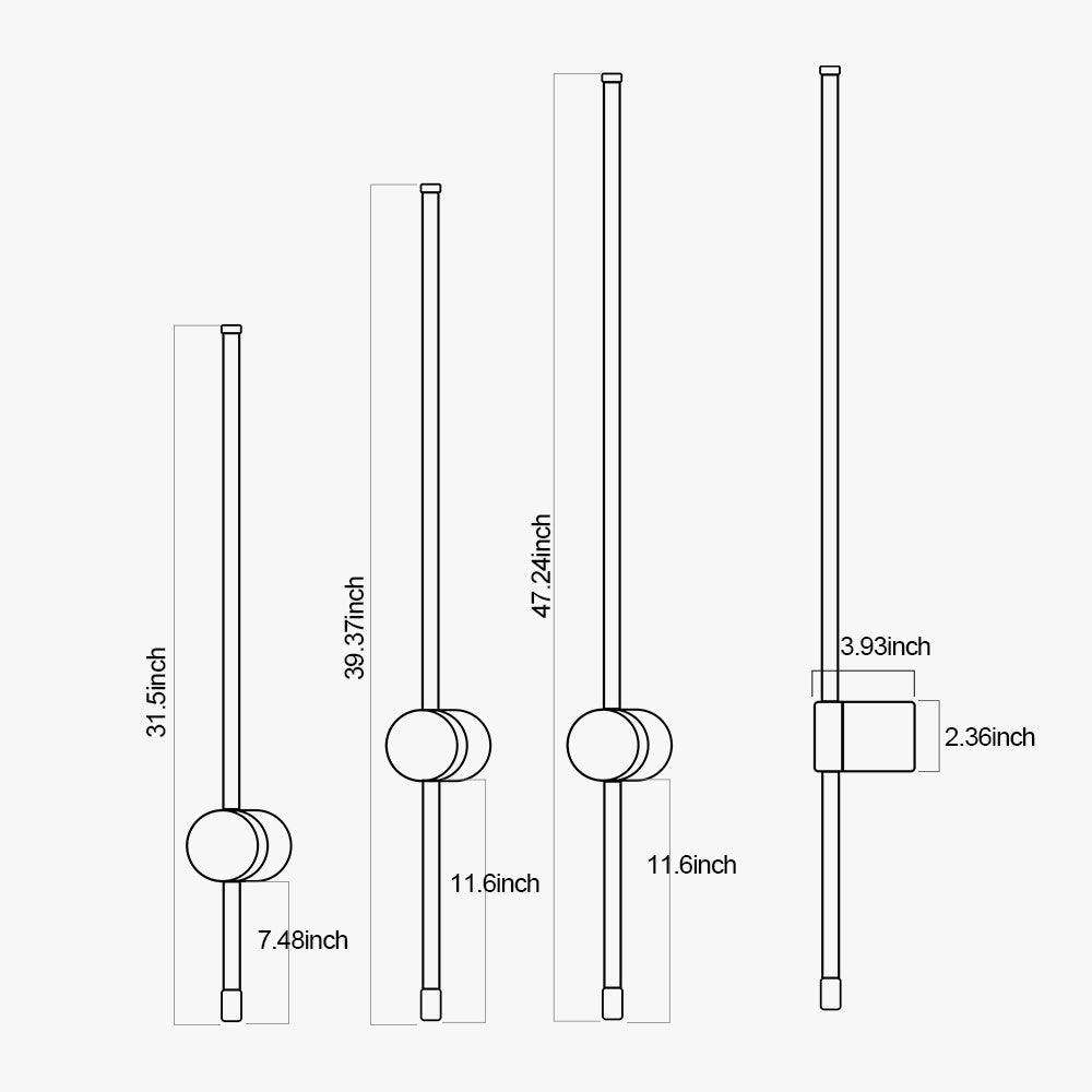 SEEDIQ Dimming Black Led Light Wall That Plug In - SEEDIQ