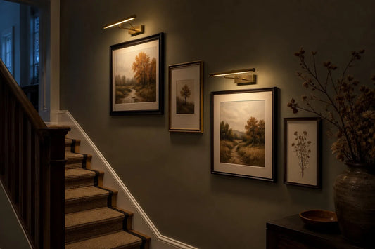 Hallway Gallery Wall Lighting: Cozy, No-Wiring Ideas for Shorter Fall Days