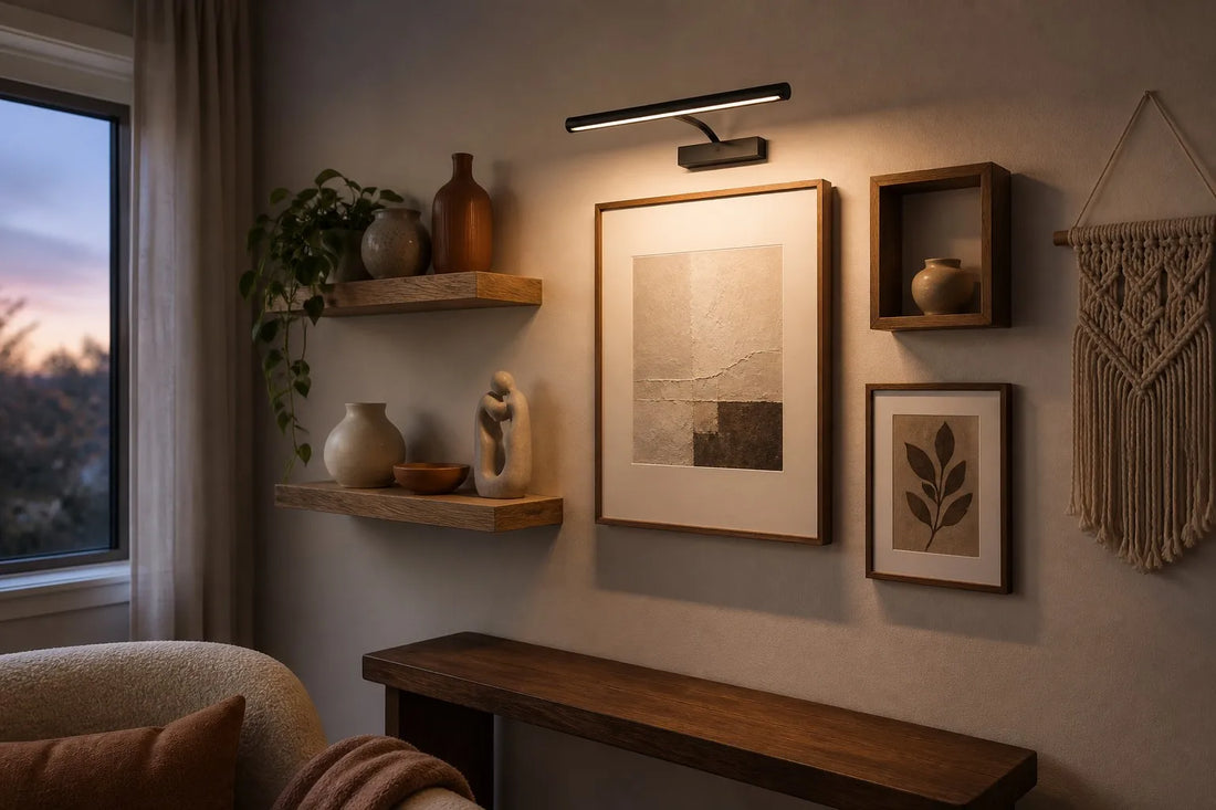 The 3D Gallery Wall: How to Master Depth and Dimension with Wireless Lighting